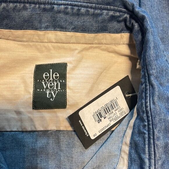 Eleventy Cotton Mens Medium Longsleeve - Picture 2 of 3